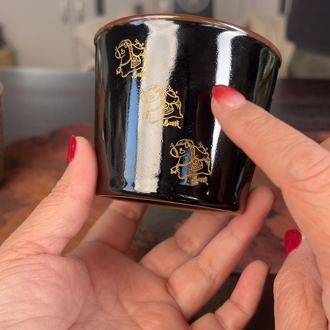 龙泉云间青瓷小米茶器