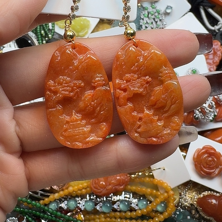 翡翠未镶嵌项链翡翠