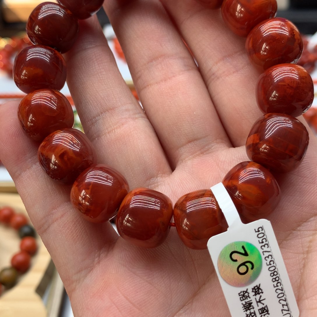 南红玛瑙手链未镶嵌