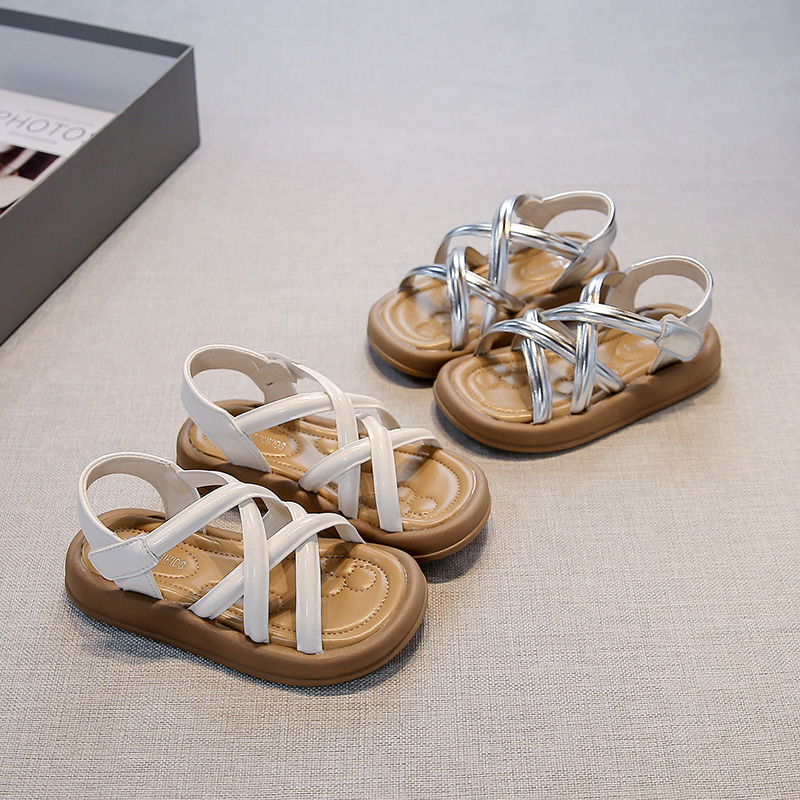 女童儿童鞋子2025夏季新款防滑凉鞋包头软底公主鞋中大童凉鞋
