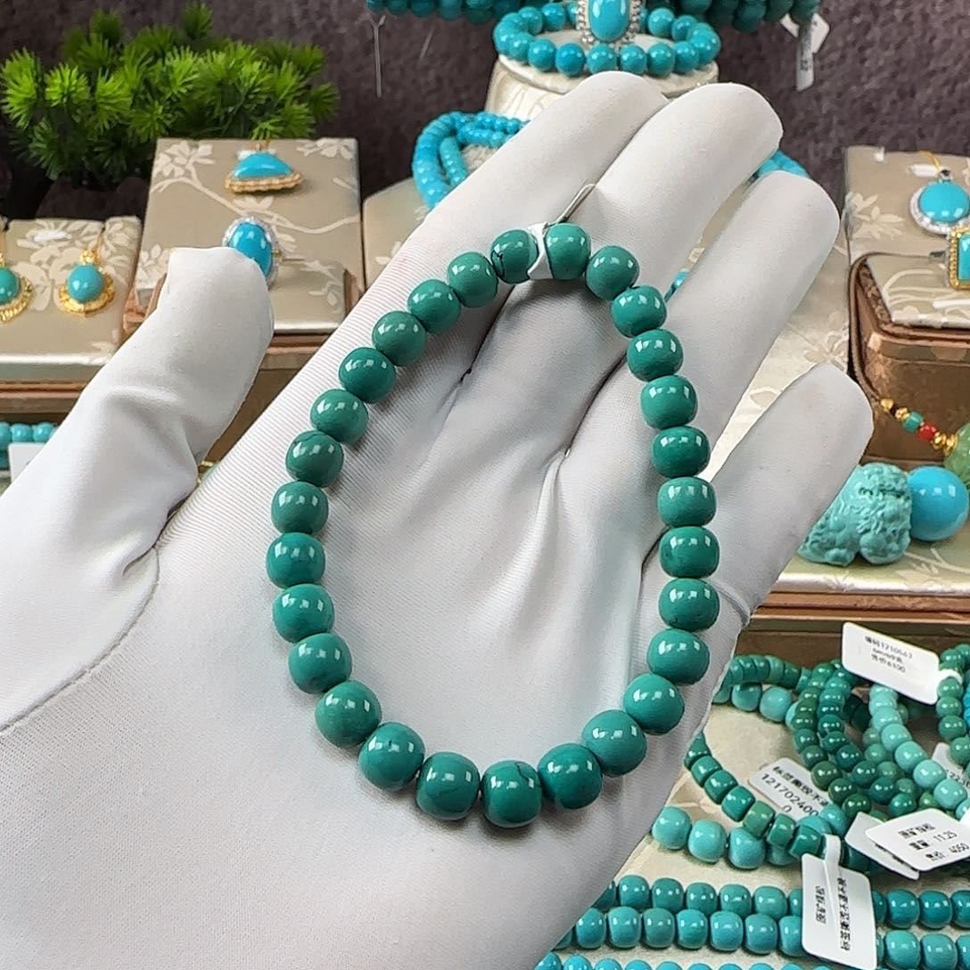 A***7绿松石未镶嵌手串