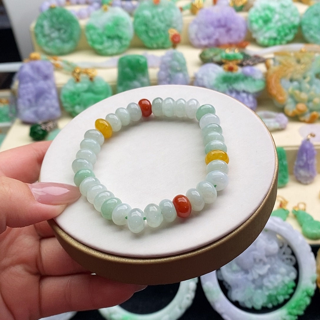 翡翠未镶嵌手串手串