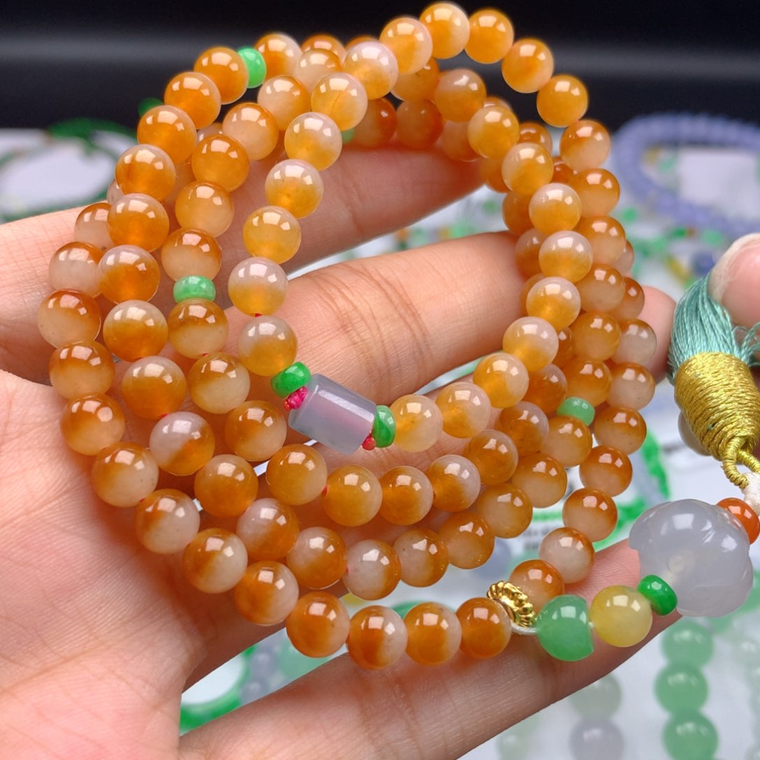 翡翠手链未镶嵌卡