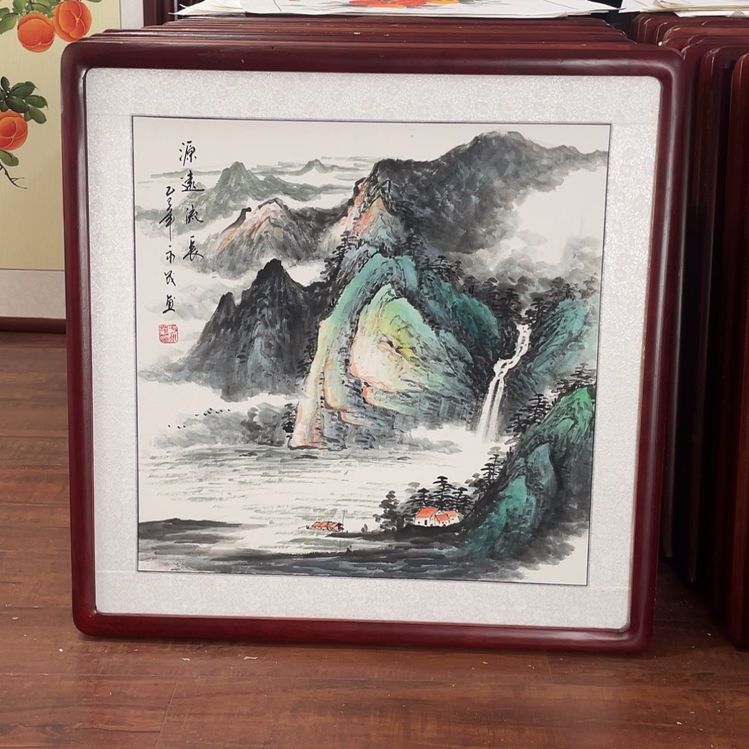 国画带框尺寸63*63厘米