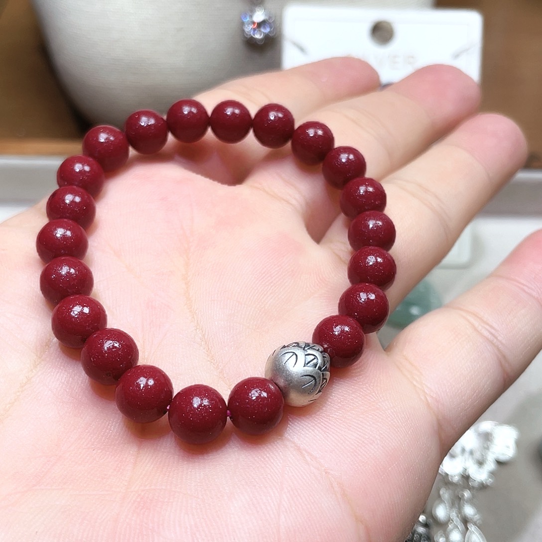 华***吊坠925银锆石手串莲花