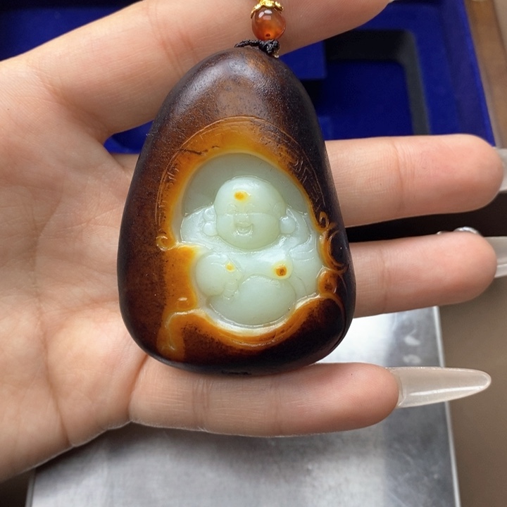 和田玉挂件未镶嵌G