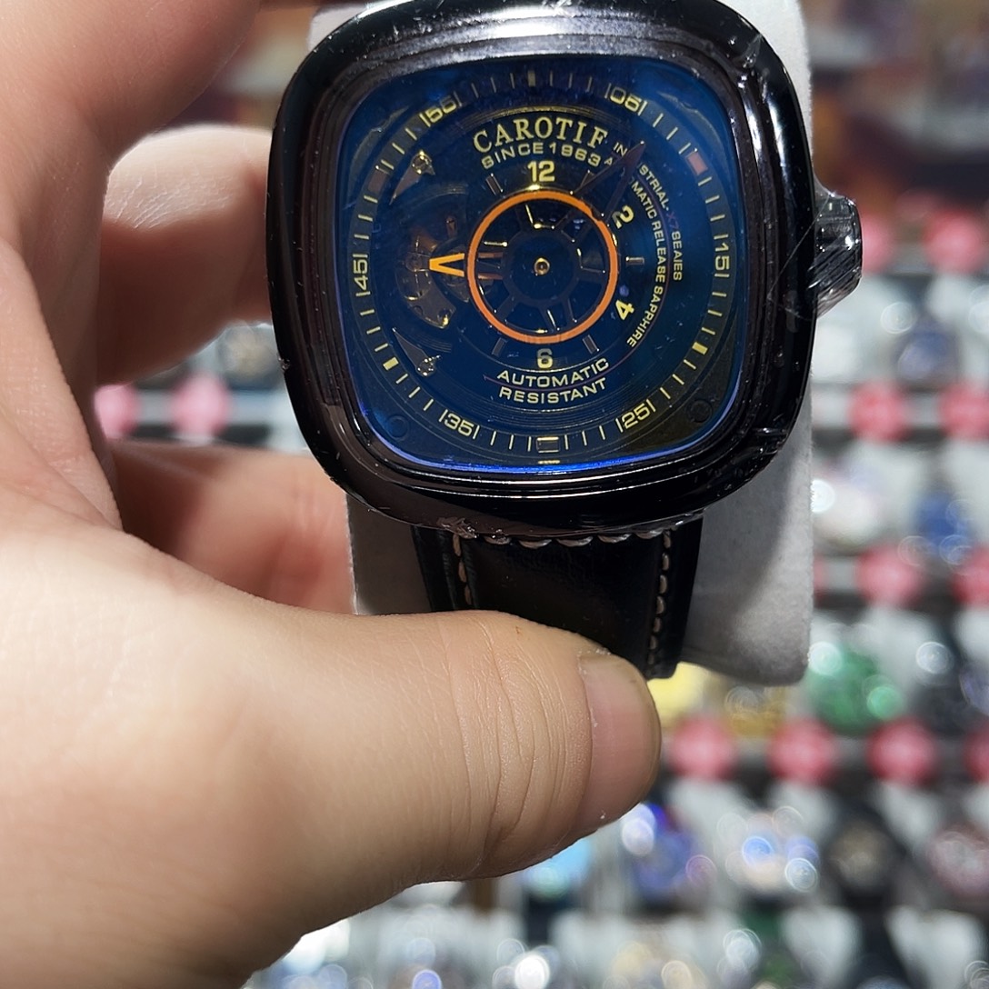 真皮精钢自动机械机芯