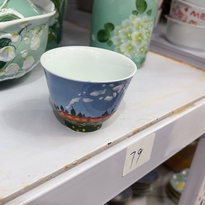 陶景德镇釉下手绘陶瓷 