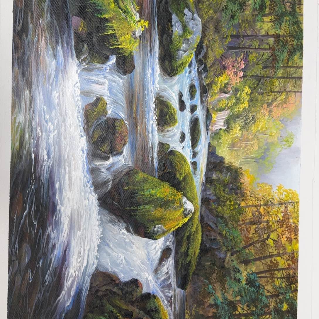 油画加油加油努力加油加油