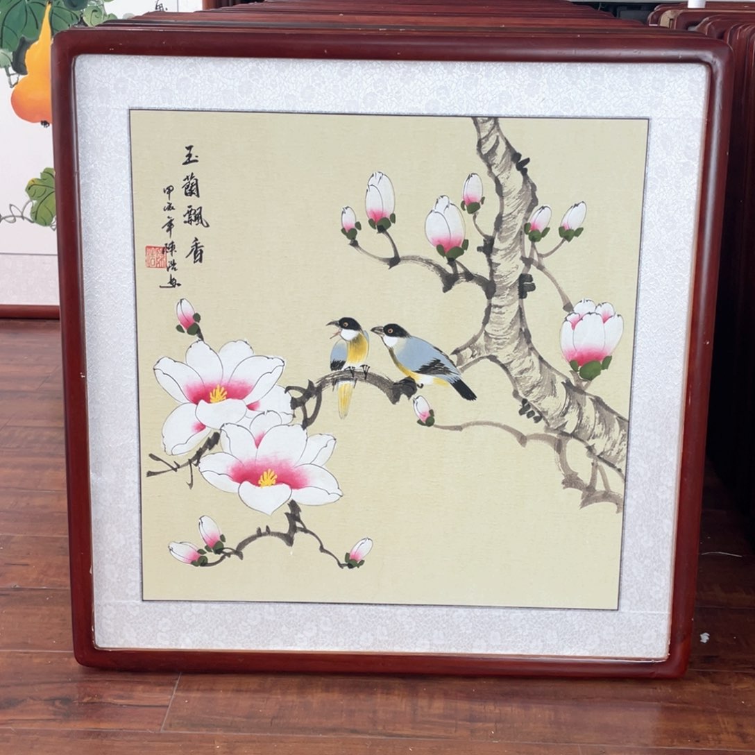 国画带框尺寸63*63厘米