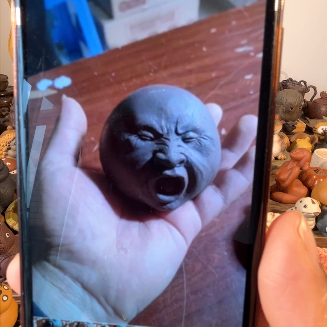紫砂茶壶许*恩纯手工制作过程就是