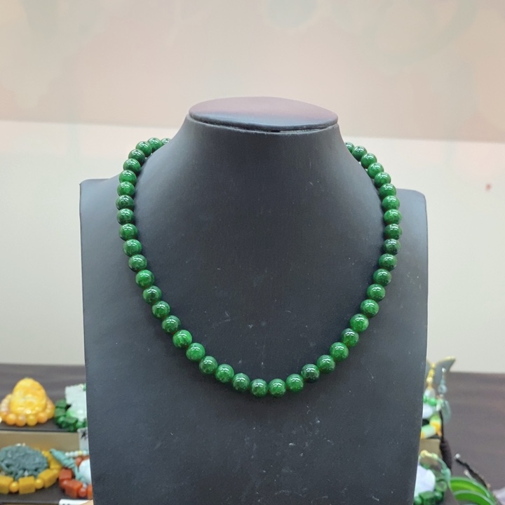 翡翠未镶嵌颈饰项链13