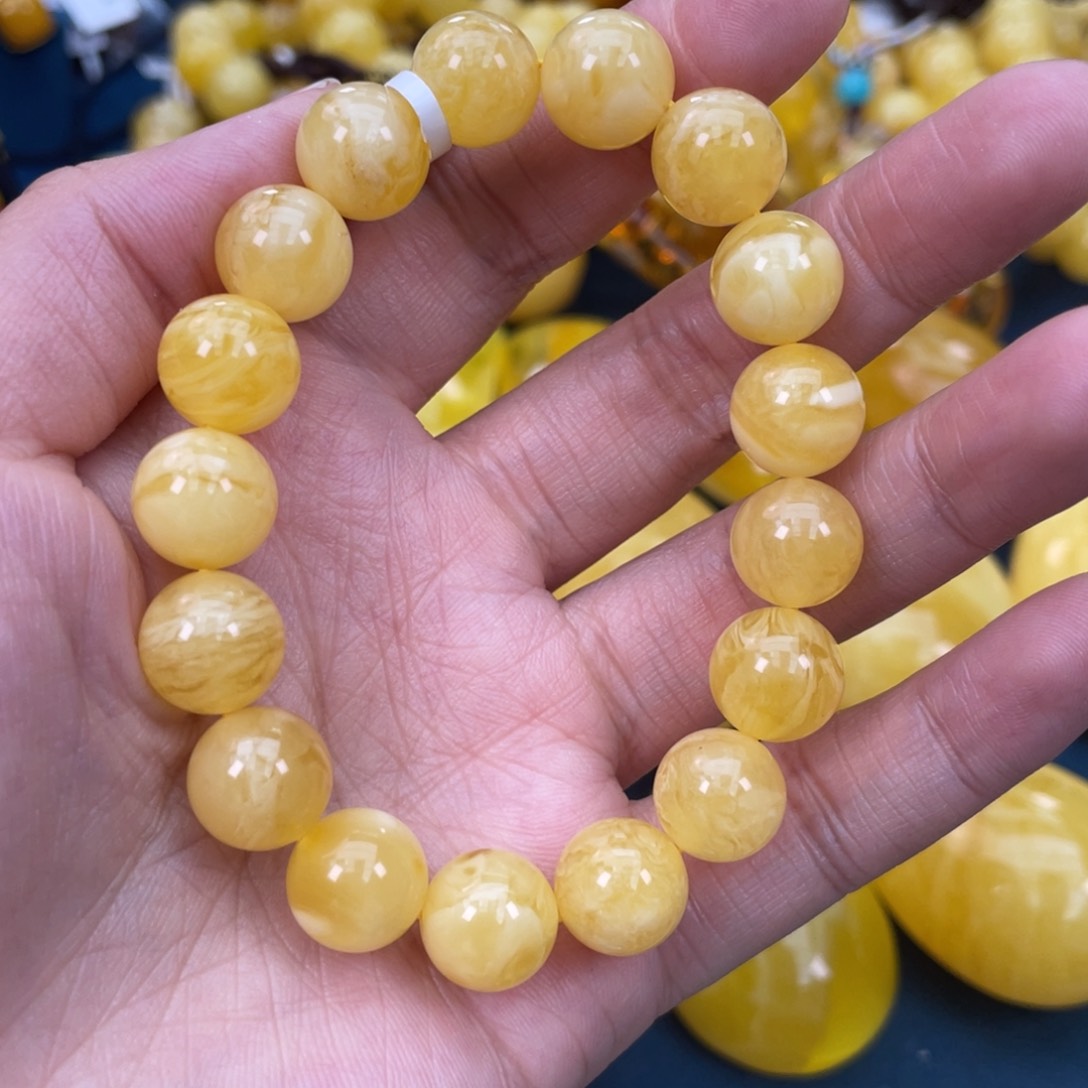 琥珀裸石未镶嵌琥珀蜜蜡w 214