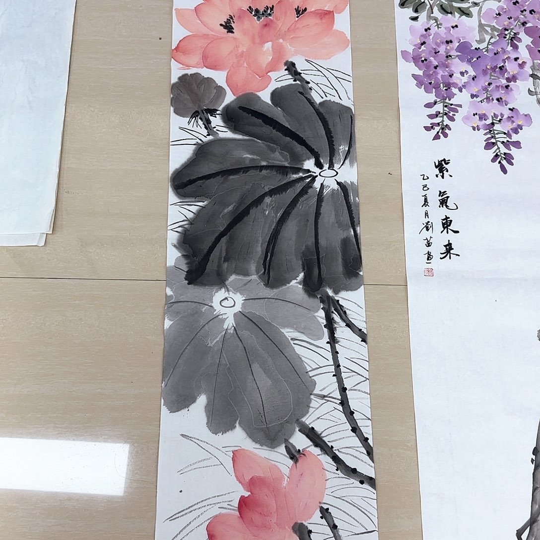 国画国画作品展。国画
