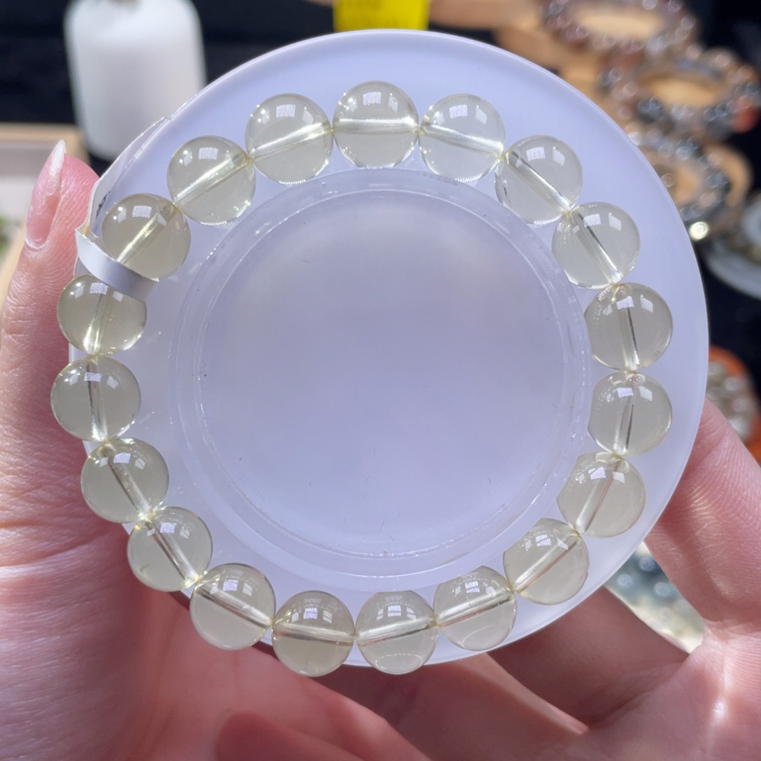 水晶手链未镶嵌清**月120    10mm  