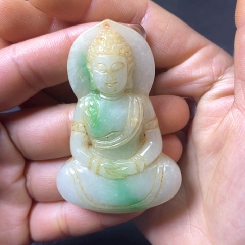 白玉菩提吊坠王****1摆件