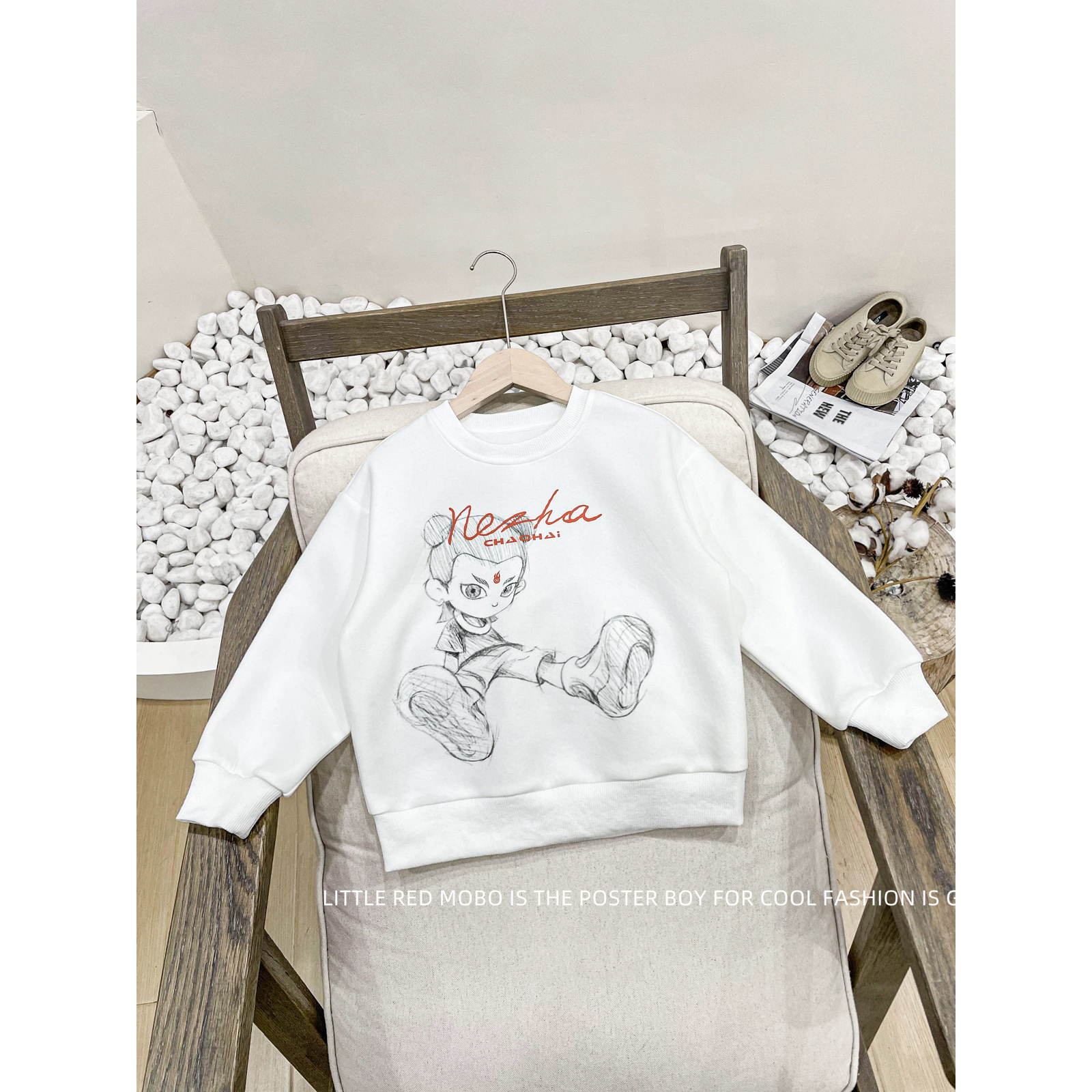 【现现】童装男童卫衣套头圆领2025春秋新款儿童上衣MMY81995