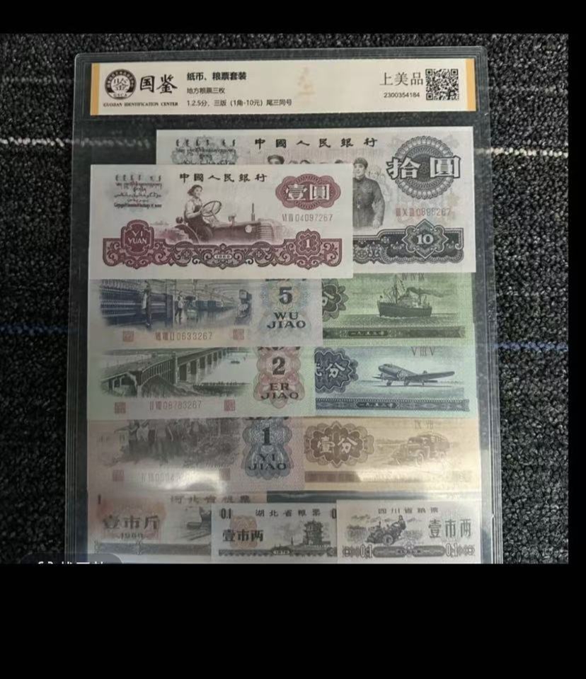 第三版非法定货币纪念钞大全套十一张随机发货