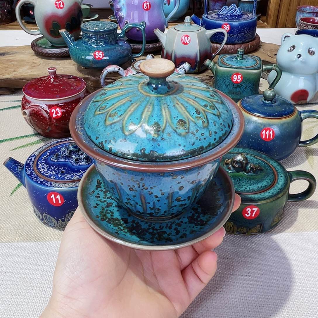 壶禹州钧瓷艺术作品