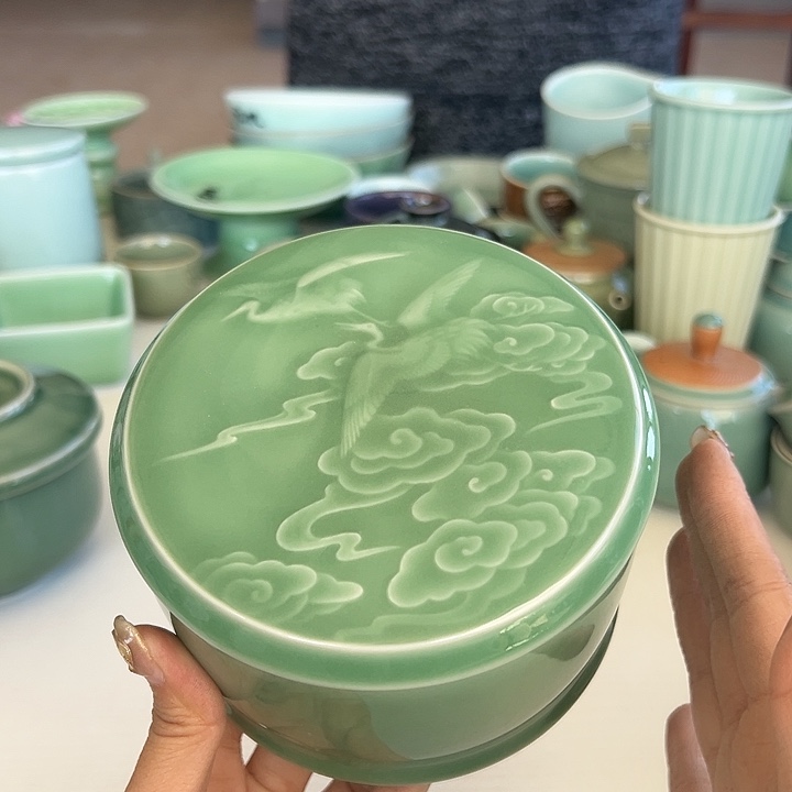 小米茶器龙泉青瓷