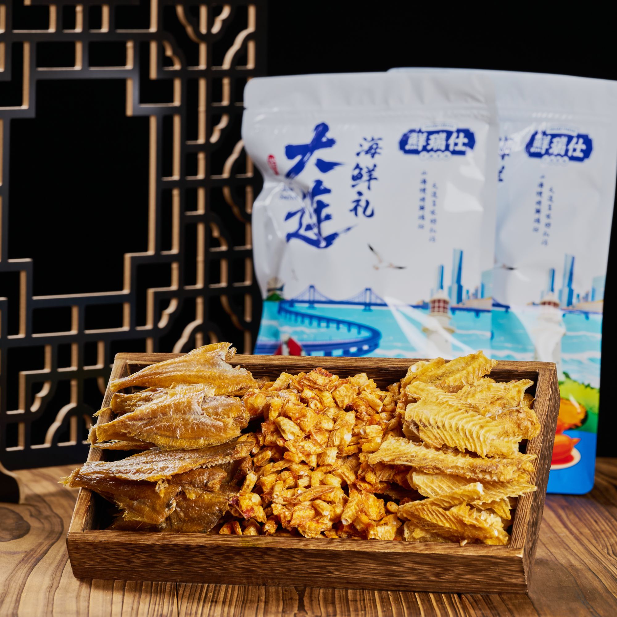 【鱼酥系列】大连特产开袋即食海味零食 小鱼酥鱼骨粒鱼排香酥鱼皮