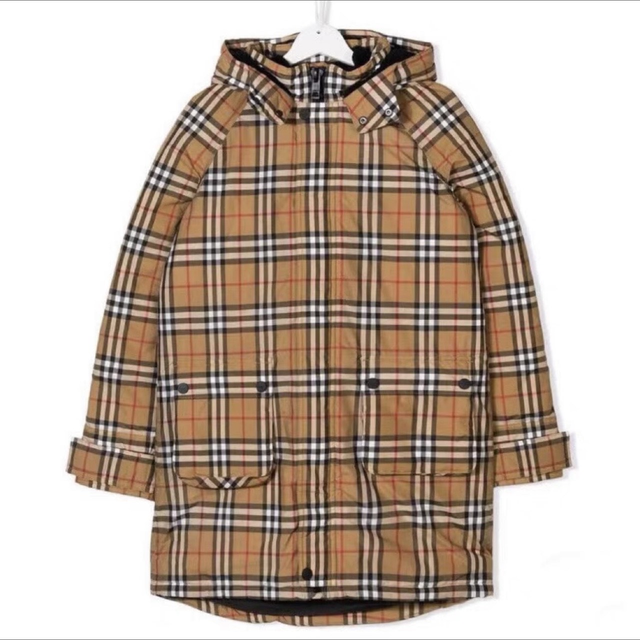 全新未使用 BURBERRY/博柏利 积分-288/汤/P205437046/格纹羽绒服