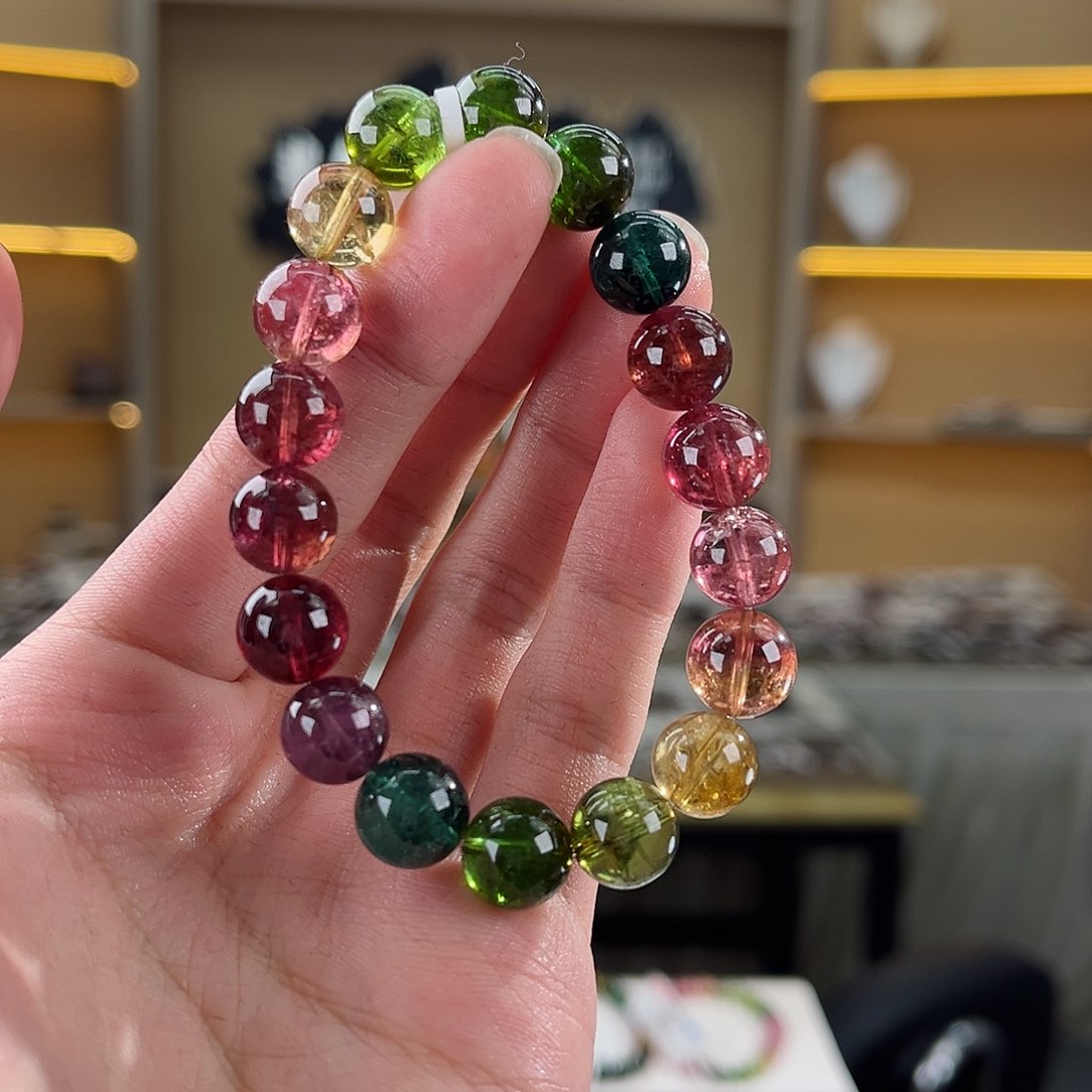 碧玺碧玺10mm（多样性发一件未镶嵌尤**咪