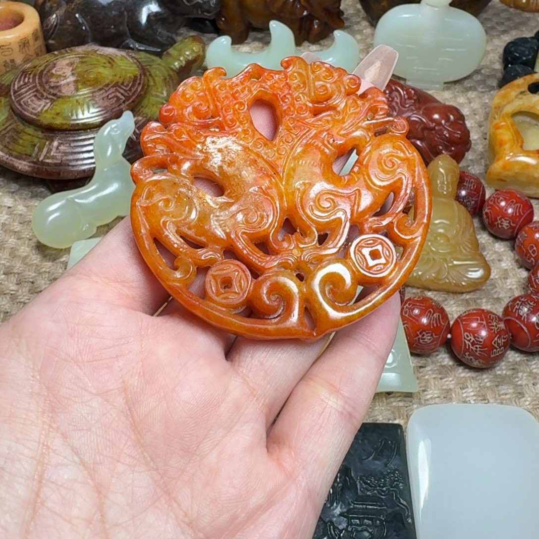 白玉菩提吊坠挂件