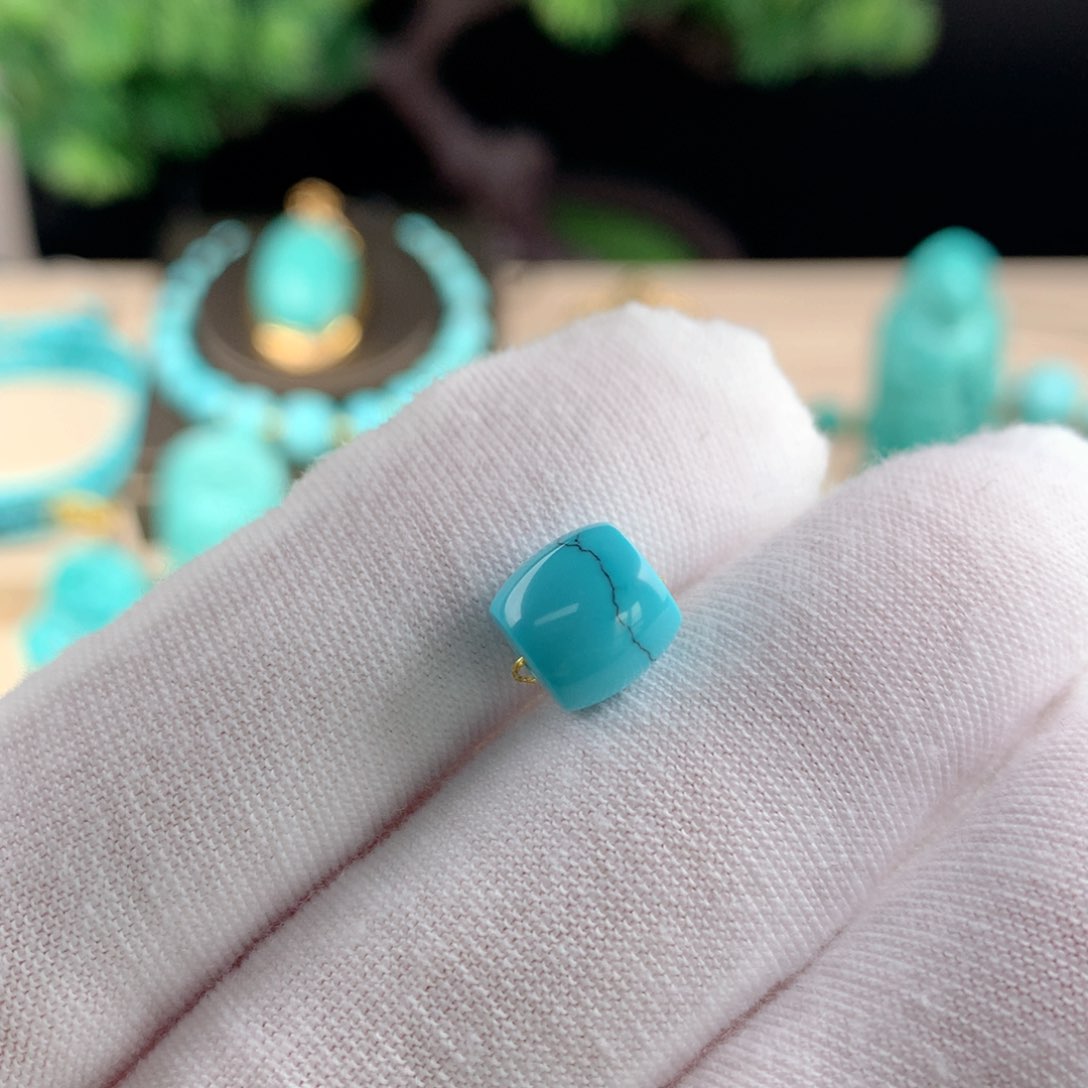 绿松石配珠卡8.5未镶嵌