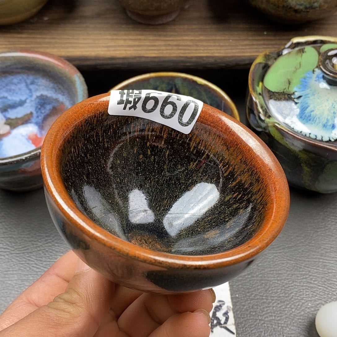 茶盏微瑕建盏主人杯子