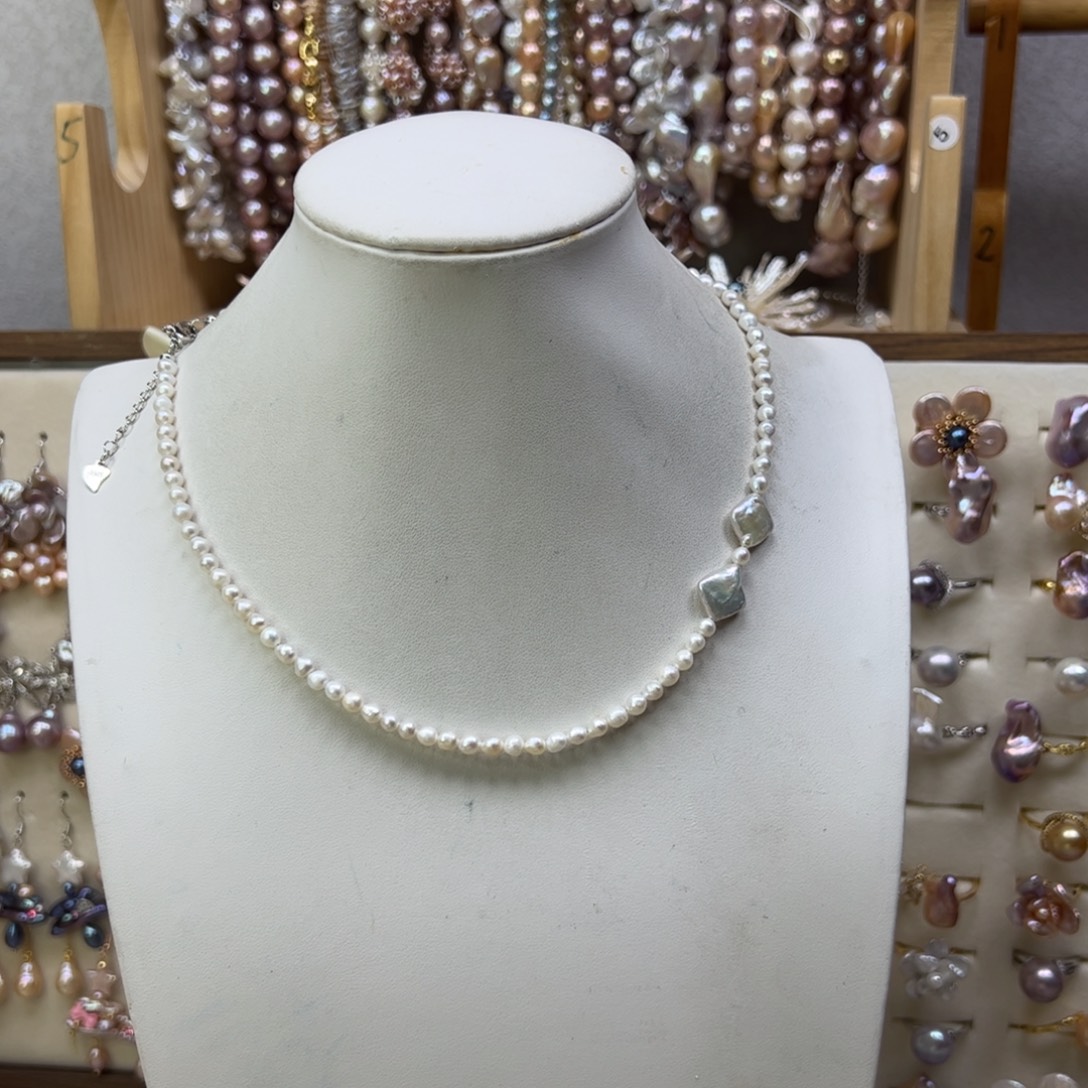 合金淡水珍珠手绳