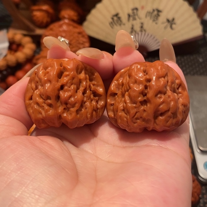 文玩核桃吊坠38蛤蟆头1339