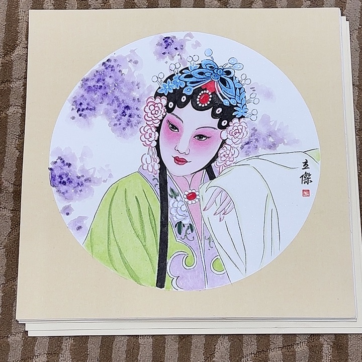 国画花鸟等多种鸟类和动物50.50