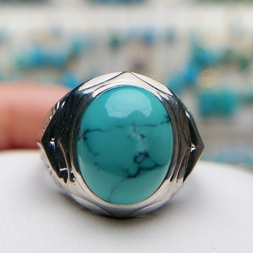 【闪购商品】绿松石珠宝奇石银S925镶嵌