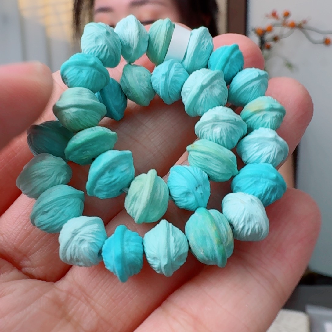 未镶嵌绿松石珠宝奇石