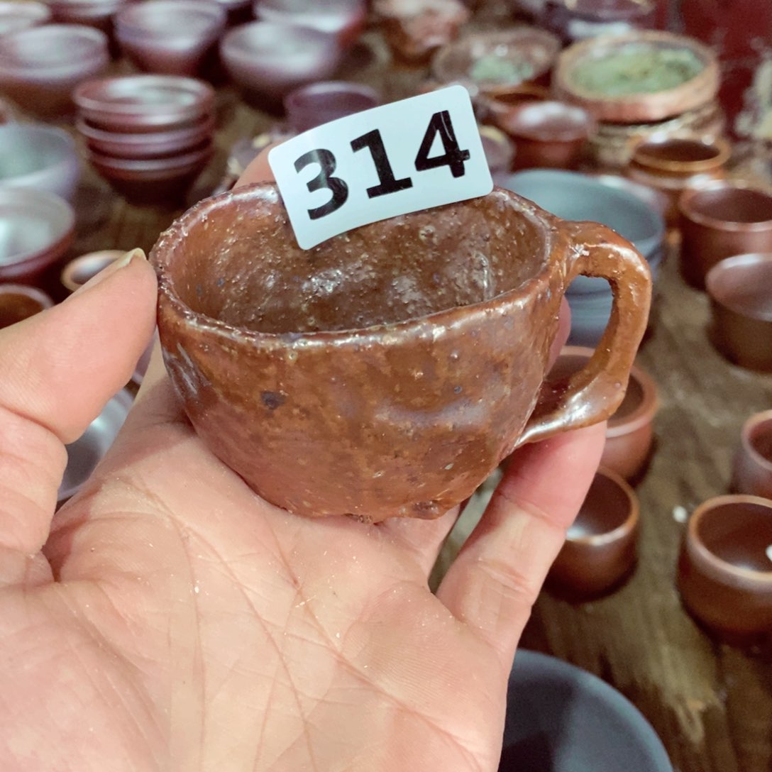 柴烧茶具陶瓷杯子