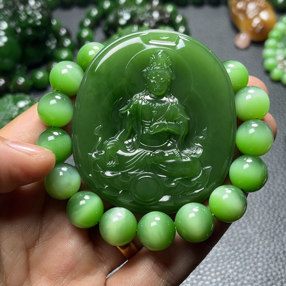 和田玉挂件未镶嵌独*