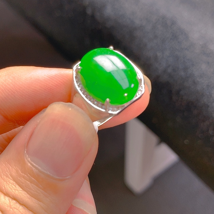 【闪购商品】翡翠银S925镶嵌颈饰翡翠