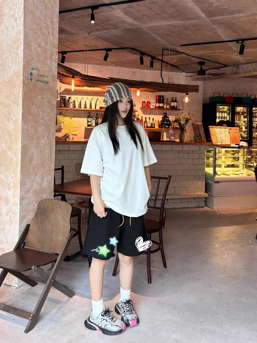 呆呆姐 M家立体刺绣重磅基础夏季百搭短裤！热卖3000件 库存不多！