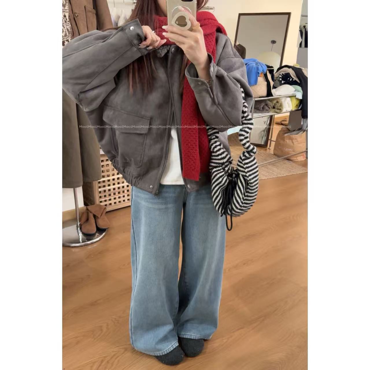 【mooi】'唤醒冬日'秋冬新款韩版ins风小众设计感外套