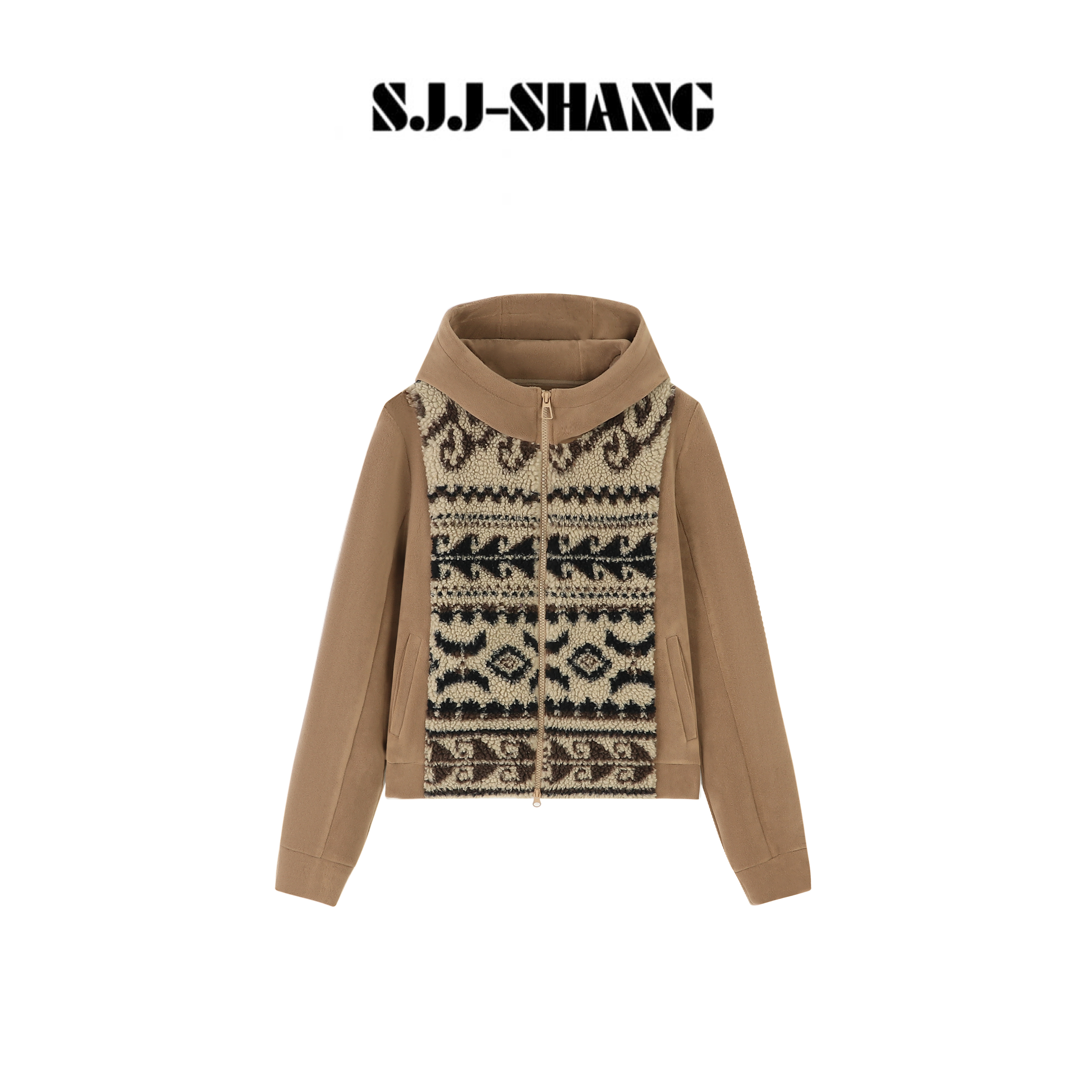 SJJ-SHANG【花巧卫衣】重磅御寒奥利绒罗纹保暖卫衣q136359p