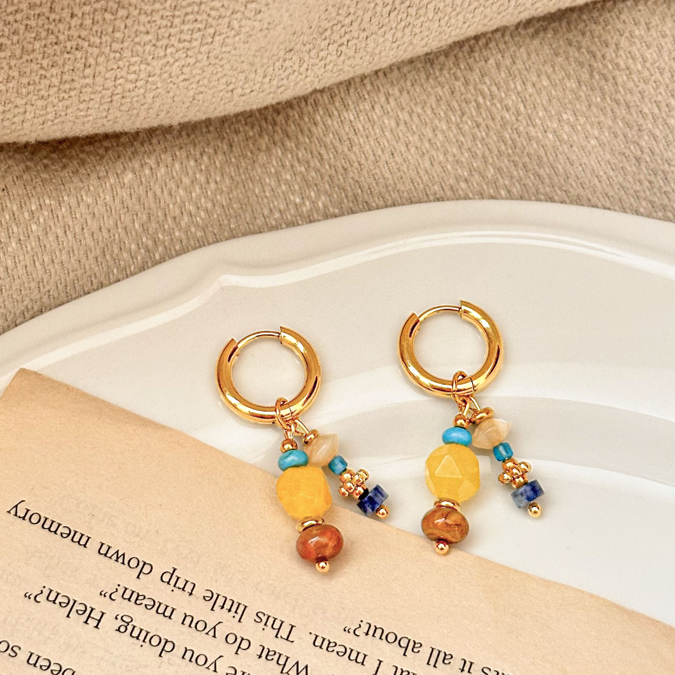 钛钢耳饰 新款时尚百搭简约耳环耳饰