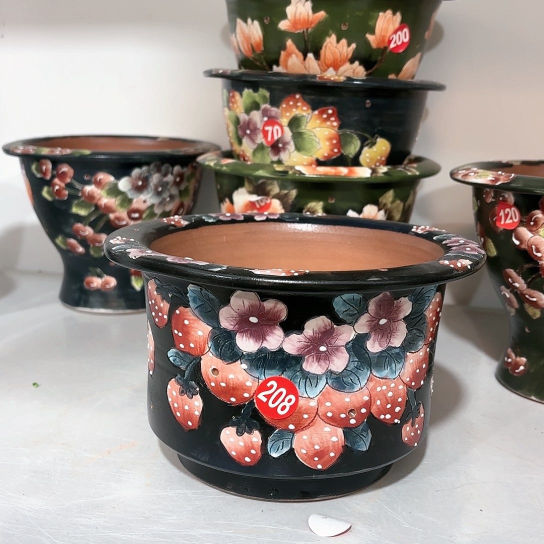 紫砂花盆手工花盆默认微瑕16/12