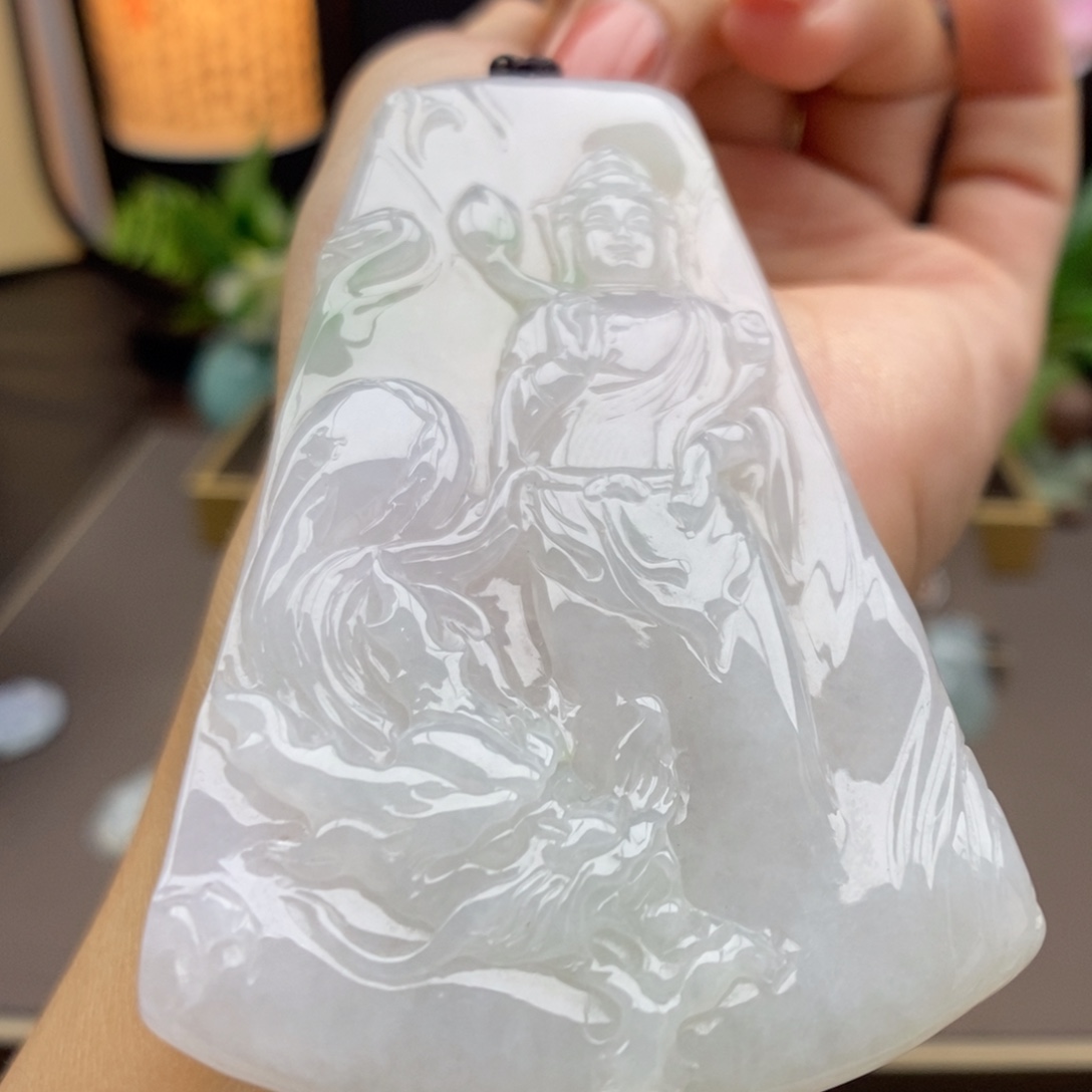 翡翠未镶嵌颈饰吊坠74