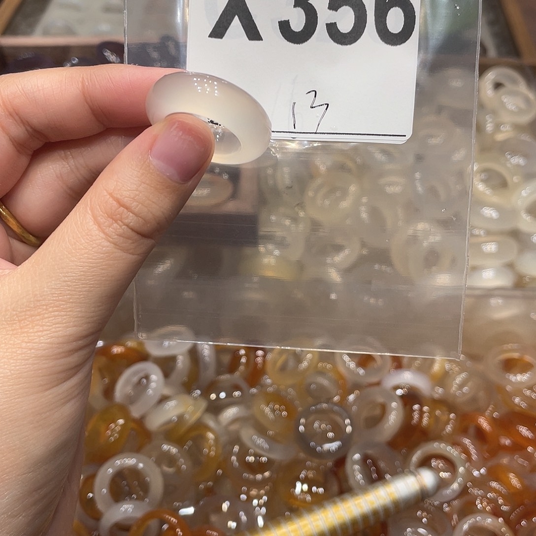 玛瑙/玉髓未镶嵌戒指356