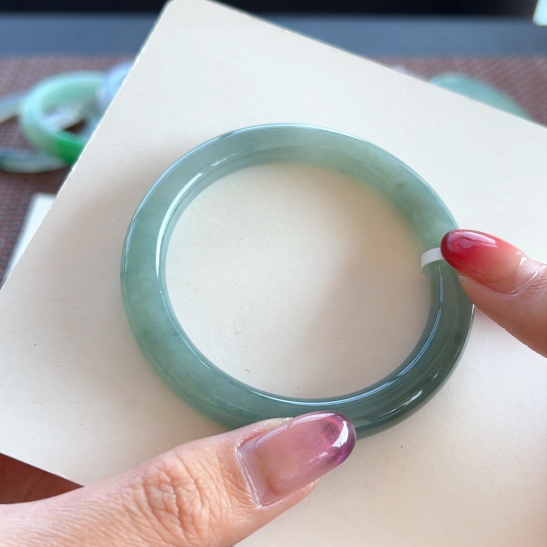 翡翠手镯未镶嵌14号 56.3