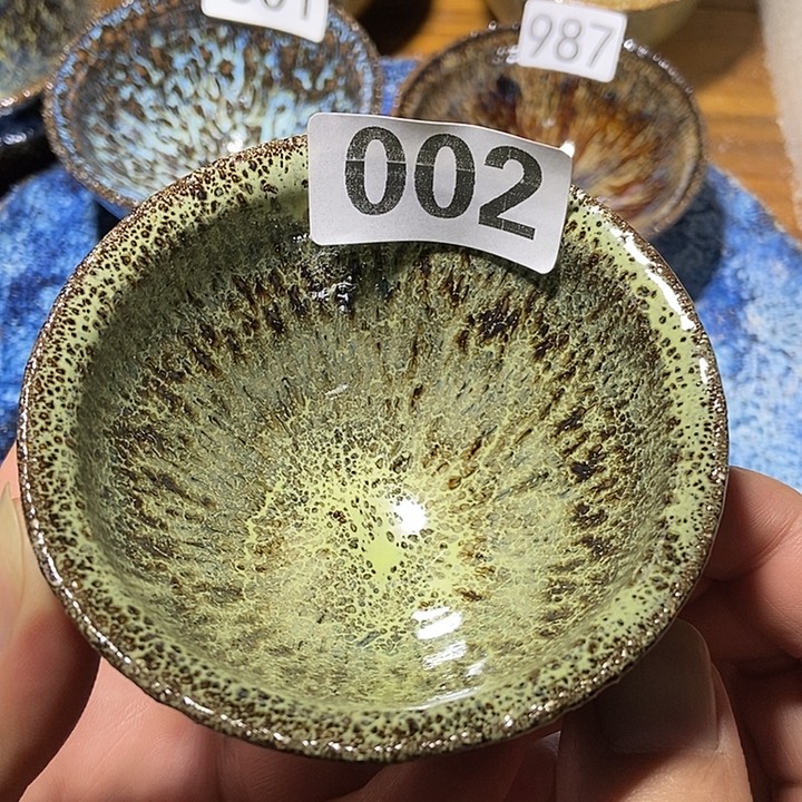 茶盏龙窑柴烧柴烧落灰