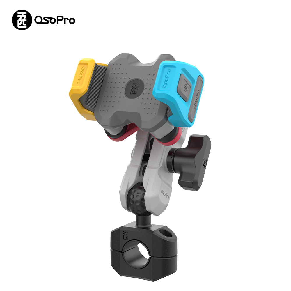 五匹osopro摩托车手机支架电动车手机支导航固定架纵横变色龙减震