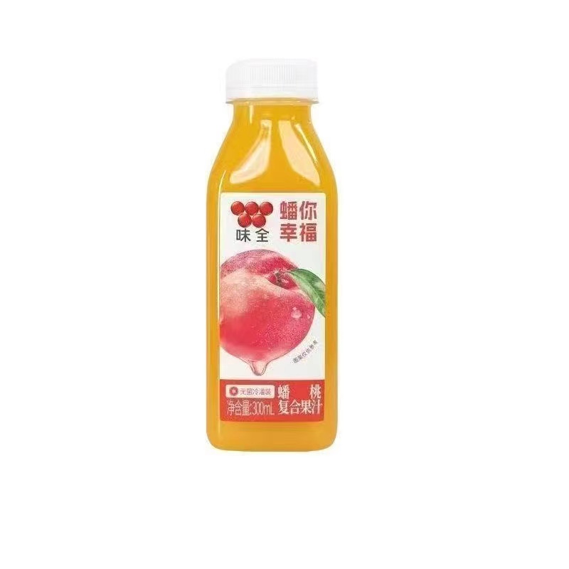 【到期26-1-12】味全 蟠桃复合果汁300ml*10瓶