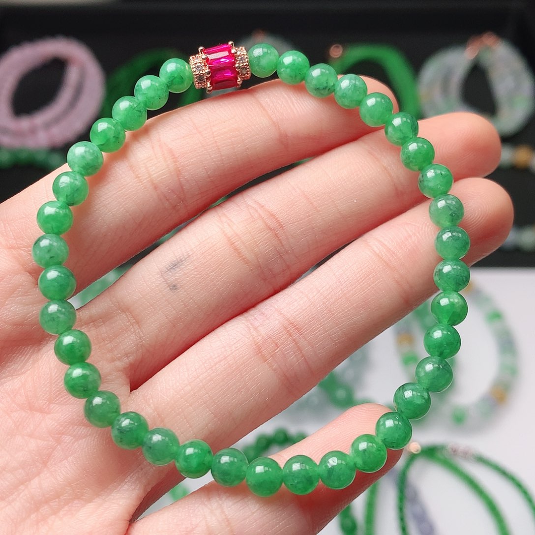 翡翠未镶嵌手链翡翠